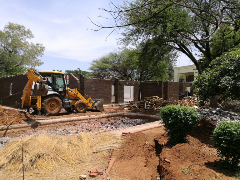 House Refurbishment -During - Pool Area